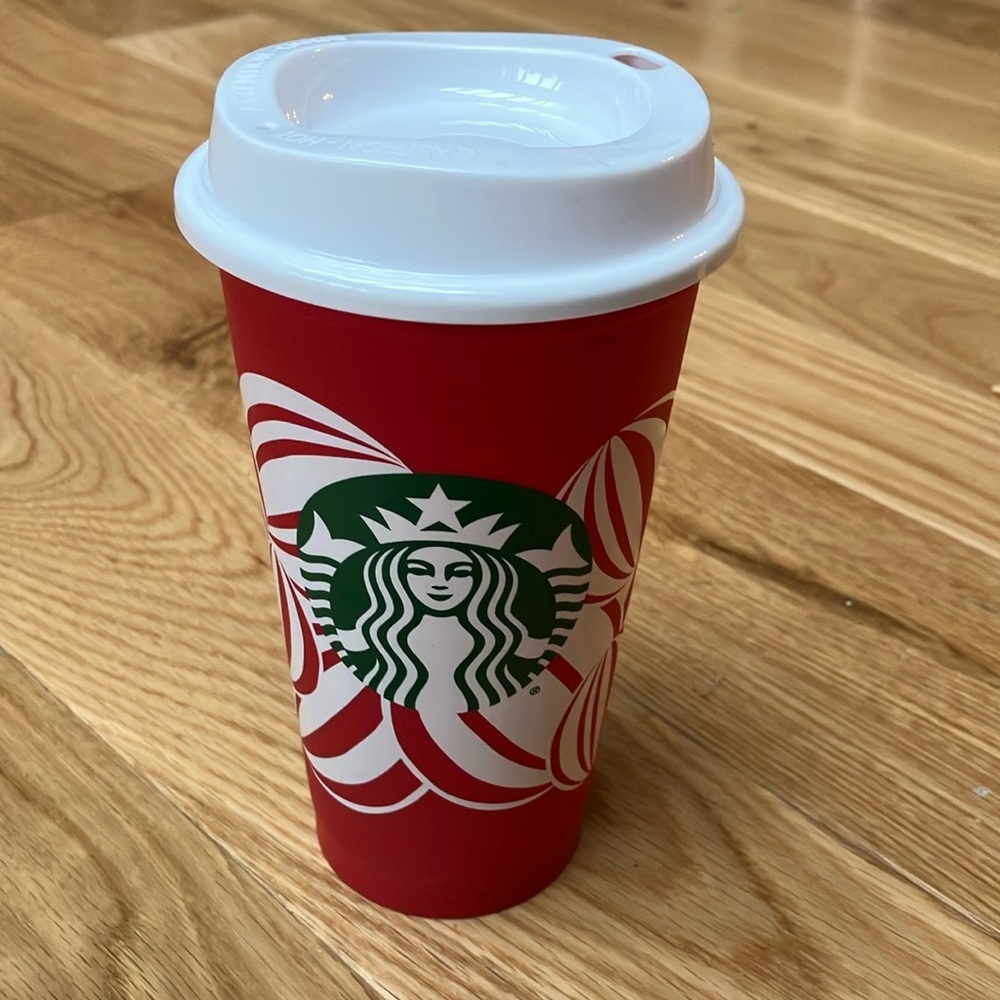 Starbucks 2024 holiday RED CUP to-go reusable cup